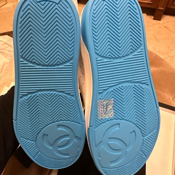 Authentic New With Tags Chanel Calfskin HighTop Sneakers - Picture 4 of 9